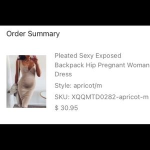 Sexy Midi Maternity Dress